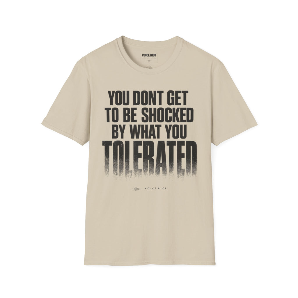 You Don't Get to be Shocked By What You Tolerated T-Shirt