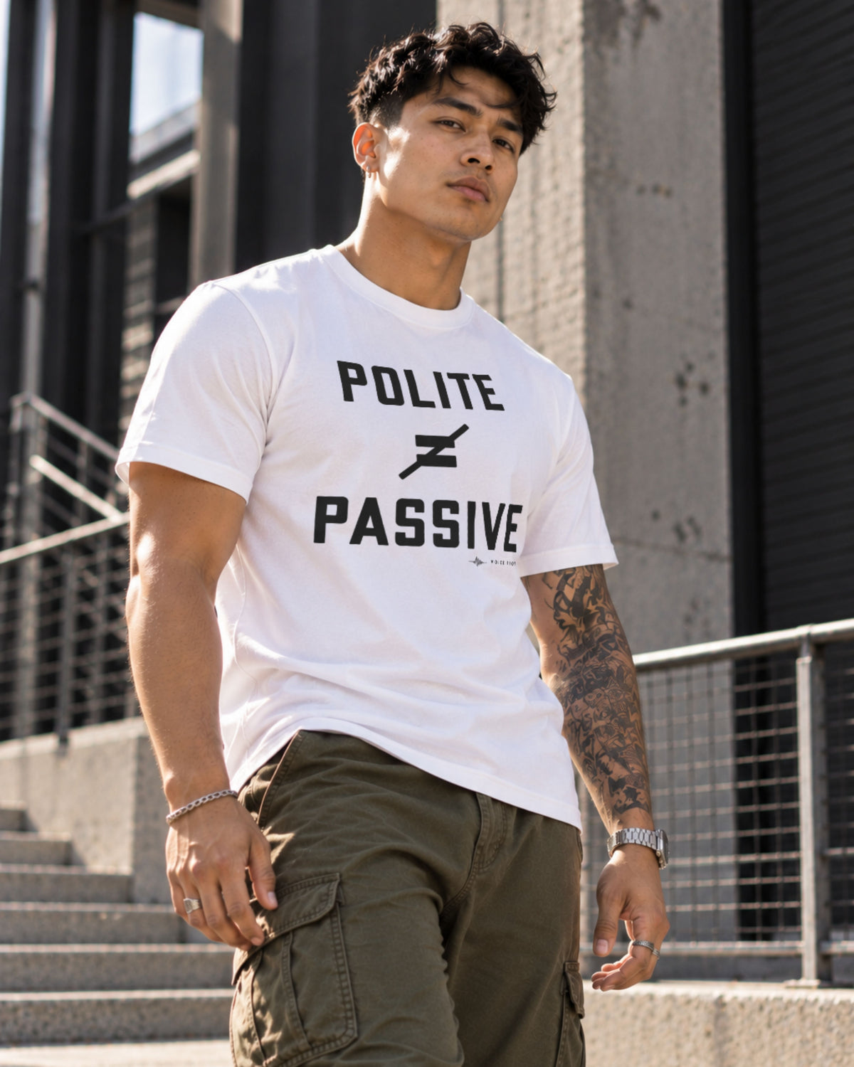 Polite Does Not Equal Passive T-Shirt