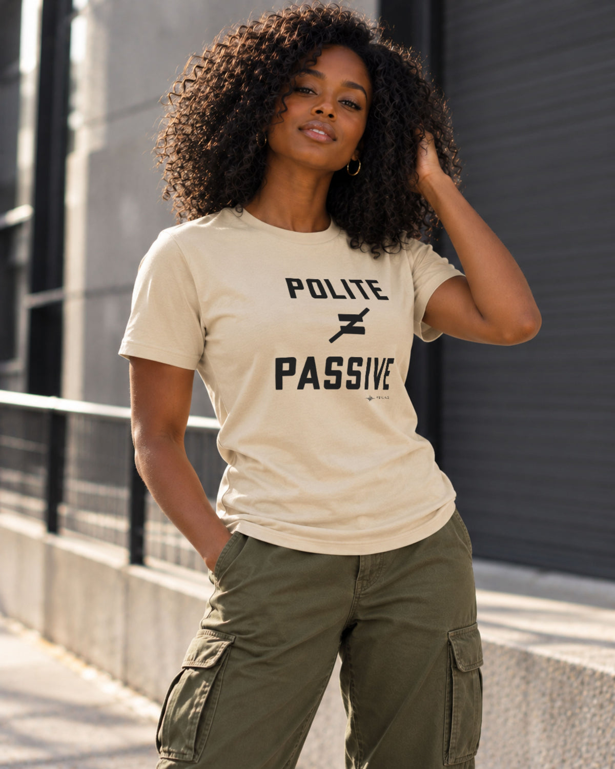 Polite Does Not Equal Passive T-Shirt