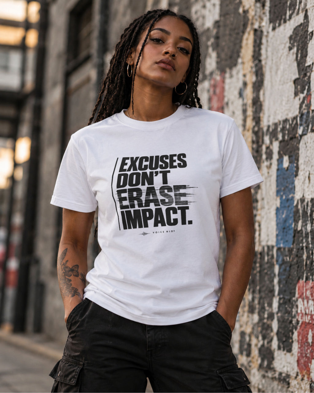 Excuses Don't Erase Impact T-Shirt