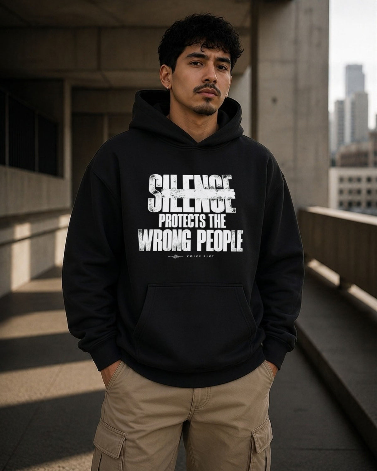 Silence Protects the Wrong People Hoodie